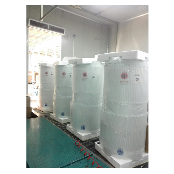 Máquina de tratamiento de agua de ultrafiltración horizontal de acero inoxidable 