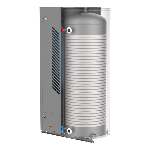 Cilindro híbrido 200L / 250L / 300L del Dhw de la pompa de calor de la fuente de aire del calentador de agua