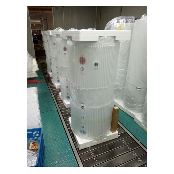 Tanque de presión de agua azul con soporte de 20 g en sistema RO / Tanque de agua a presión vertical de 6 g 11 g 20 g / Tanque de presión de agua de metal para sistema de filtración 