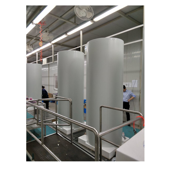 Tanque de almacenamiento sanitario de acero inoxidable para agua purificada / jugo / leche / productos lácteos 