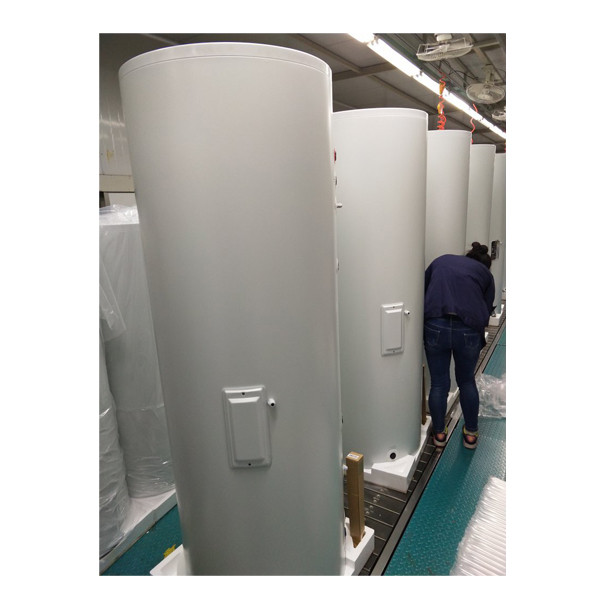 Tanque de presión de agua de acero inoxidable horizontal 100L para instalaciones sanitarias domésticas 