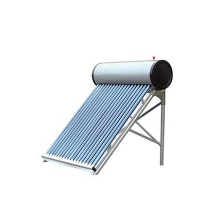 Calentador de agua solar Repuestos Tanque de agua de acero inoxidable Soporte galvanizado Tubos de vacío Tubería de calor para proyecto solar Sistema de generador solar con panel plano