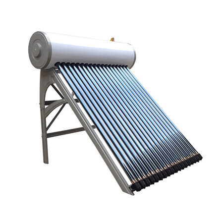 Panel colector de placa plana térmica solar de alta presión con revestimiento azul para sistema de calentador de agua solar