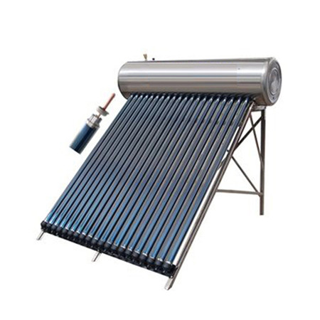 Nuevo calentador de agua solar presurizado compacto con tubo de calor certificado EN12976 de 100 litros a 300 litros