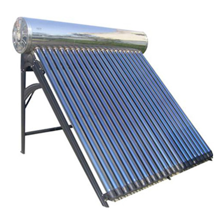 Calentador de agua termal solar de acero galvanizado de baja presión