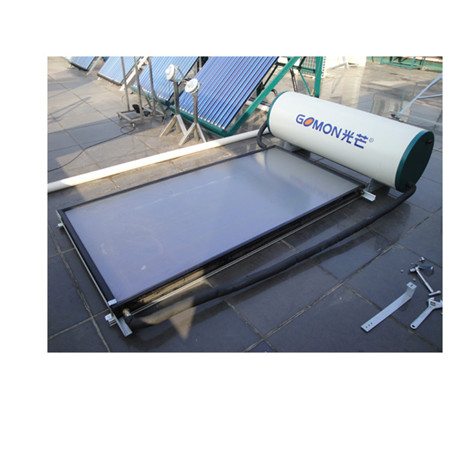 Colector solar de piscina de revestimiento azul dividido de alta presión en la azotea para sistema de calefacción