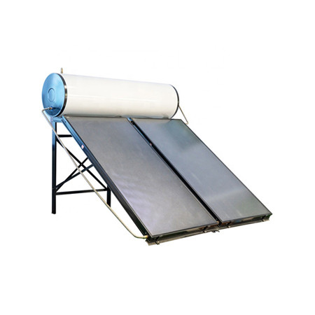 Sistema de calentador de agua solar de placa plana activa separada: circuito abierto