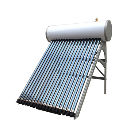 Calentador de agua solar no presurizado de acero inoxidable para el hogar
