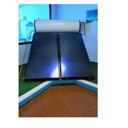 Calentador de agua con panel solar separado revestido accionado