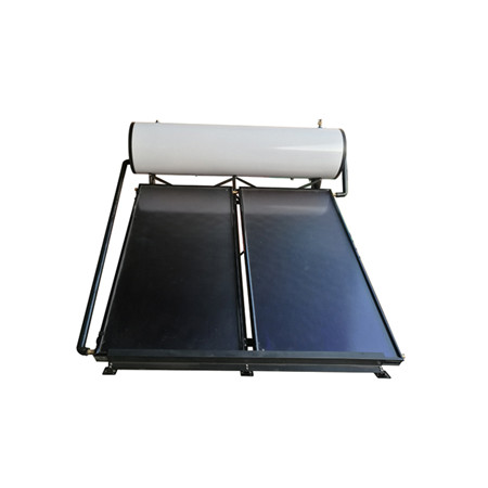 Calentador solar de agua caliente con tubo de calor separado revestido accionado
