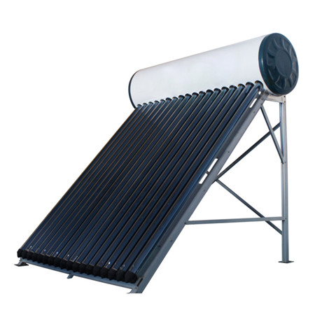 Tubo de calor presurizado compacto de acero inoxidable Calentador de agua de energía solar Colector solar Tubos de vacío Repuestos solares Bomba de circulación de respaldo