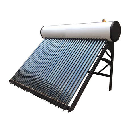 Tubos de aleta de absorción de panel plano del sistema colector solar térmico para calentador de agua caliente