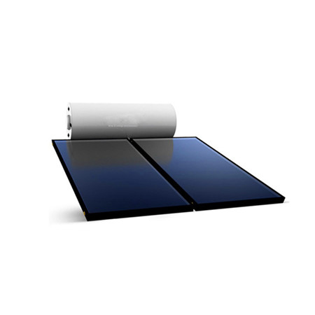 Calentador de agua solar de placa plana presurizado de acero inoxidable 300L