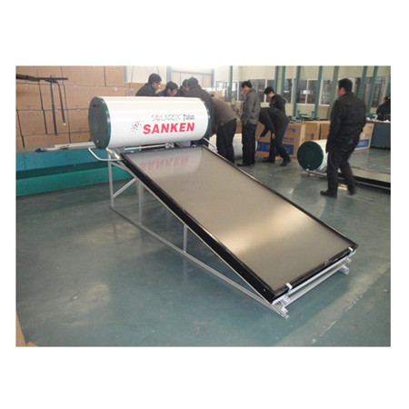 Fábrica calificada china Proyecto de sistema de energía solar Mainfold Tubos de vacío con diferentes tipos de repuestos Soporte Tanque de agua Calentador de agua