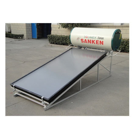 Calentador de agua solar pasivo de placa de PVDF plateado