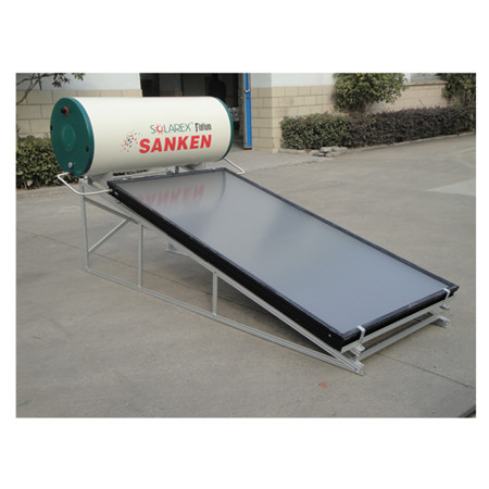 Colector solar dividido de tubería de calor en la azotea para calentador de agua caliente
