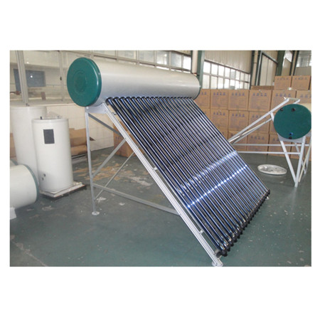 Calentador de agua térmico solar sin presión integrado con soporte para techo inclinado