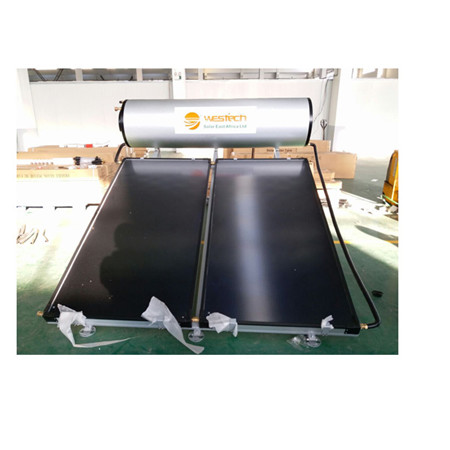 Calentador de agua termal solar no presurizado integrado de acero de color