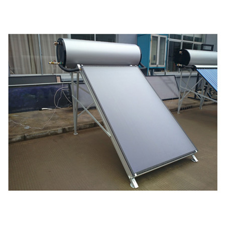 Calentador de agua solar de baja presión con tubo colector solar de vacío Zijin 300L SS304 -2b Tanque de agua y rejilla de soporte a prueba de corrosión de aleación de aluminio